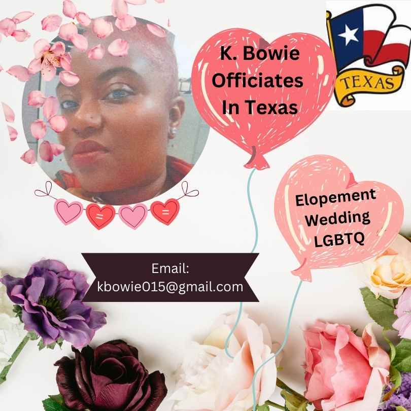 K. Bowie — Texas Wedding Officiant